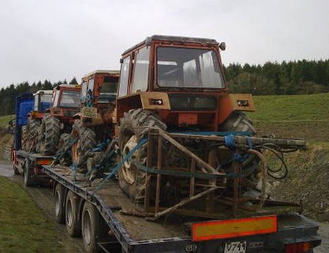Compact Tractor shipping and transport
